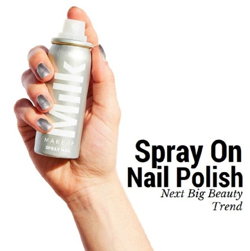 milk spray on nail polish