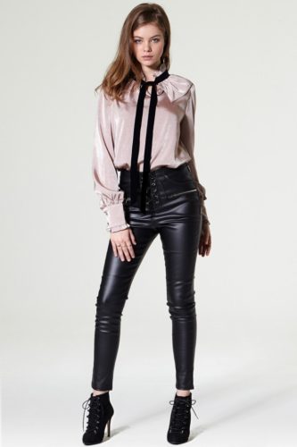 vena-sreappy-leather-pants-and-tie-blouse